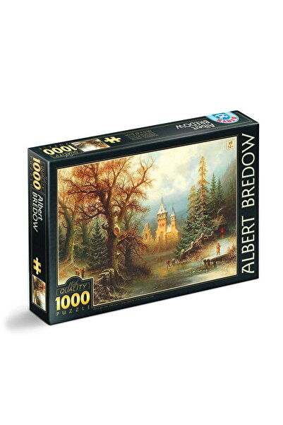D-Toys Puzzle Albert Bredow – Puzzle pentru adulți 1000 de piese – Peisaj rom...