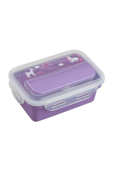 OEM Caserolă alimente copii pentru grădiniță, model unicorn, compartimente, 9...