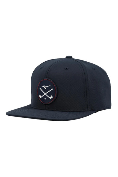MIZUNO Crossed Clubs Snapback Unisex Hat Navy Blue