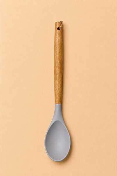 Denia Home Wooden Handle Silicone Spoon 30 cm