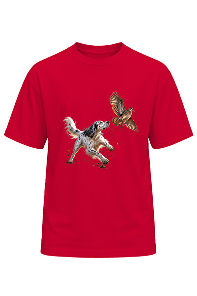 WİDİ Unisex Hunting Dog and Hound Printed T-Shirt – Hunting Outdoor Nature Th...
