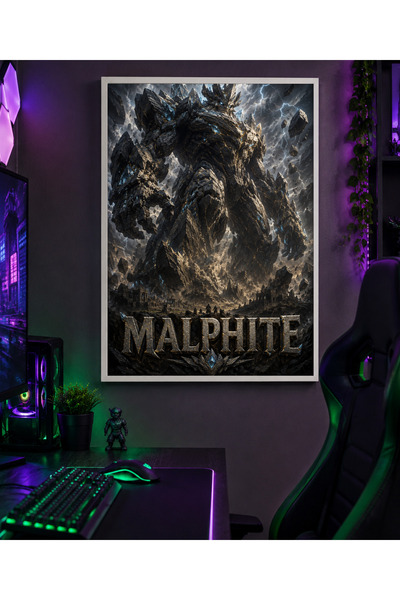 Miutic Print Studio Tablou Gaming League of Legends – Malphite, Titanul de Pi...