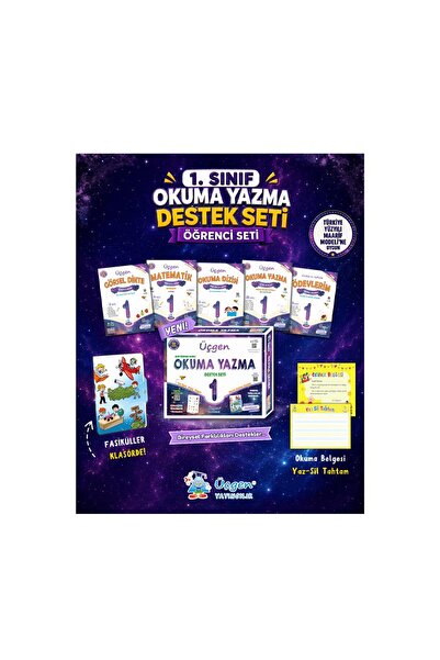 Üçgen Çocuk 1. Sınıf - OKUMA YAZMA - Tamamlayıcı Destek Seti