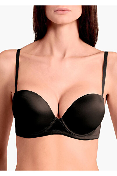 lormar Sutien dama bandeau super push-up, Lormar, Extra Double 027L, 75B, Neg...