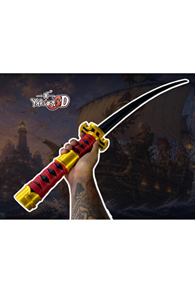 GRAT3D Zoro Sandai Kitetsu Katlanabilir Katana | 95 cm | One Piece | Stand He...