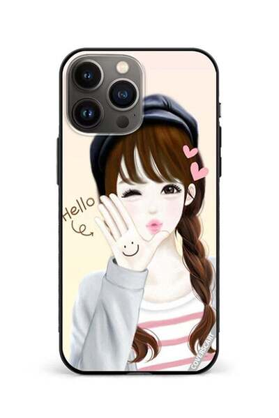 Coverscart Protective Case Cover For Apple iPhone 13 Pro Max Hello Girl Desig...
