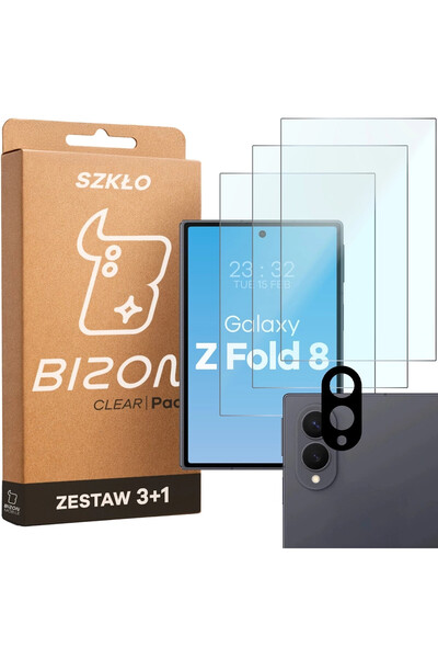 BizonMobile Bizon Glass Clear Pack 4-in-1 Screen & Camera Protector for Samsu...