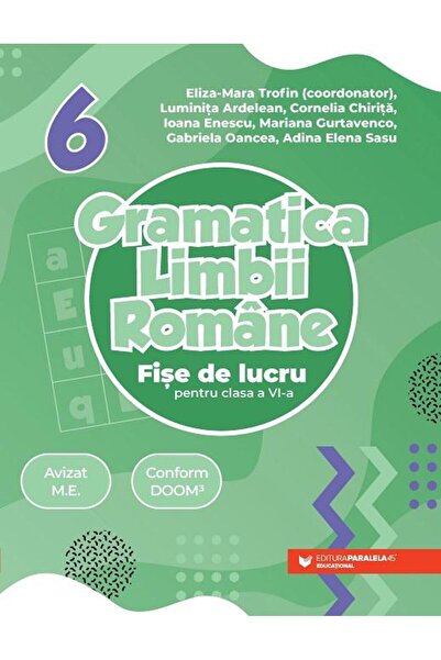 Editura Paralela 45 Gramatica limbii romane. Fise de lucru pentru clas