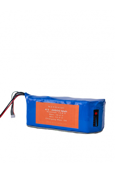 Navomag Baterie Litiu-Ion 4S 24.500 mAh cu mufă XT60 – Ideală pentru bărci de...