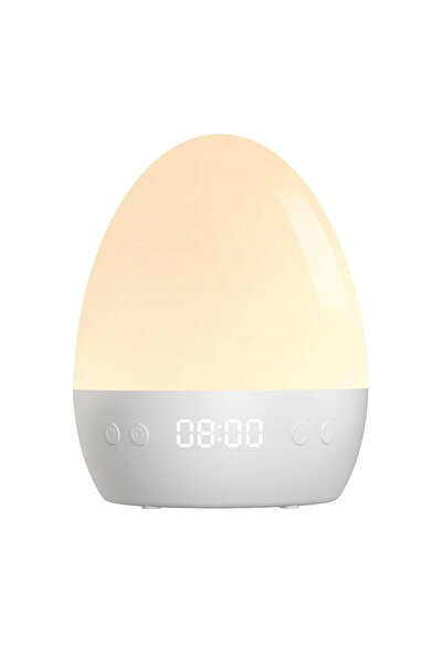 Gosund Lampă de veghe inteligentă LED LB2S, RGBW, WiFi, Control vocal, Tuya, Gri