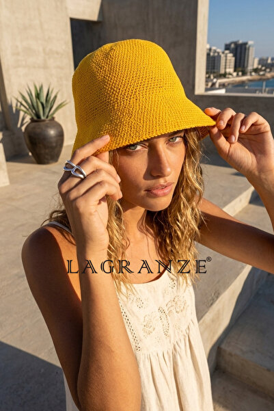 LAGRANZE Aurevia Fine Knit Women's Bucket Hat
