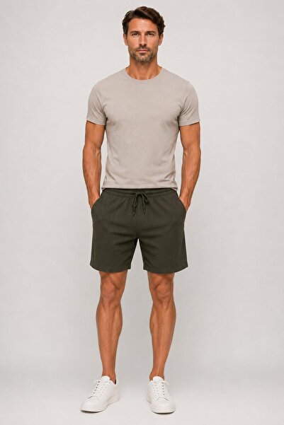 ALEXANDERGARDI Ribbed Textured Lace-Up Shorts
