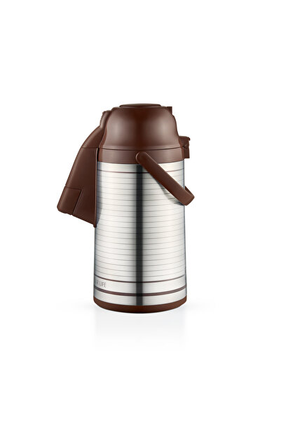 ROYALFORD 3.0 L Aero Airpot Flask RF13257, Glass, Asbestos-Free, 360-Degree R...