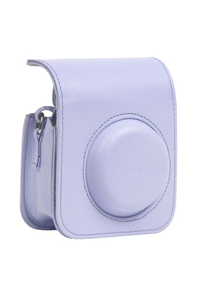 Fujifilm Instax Mini 13 Uyumlu Deri Çanta, Dreamy Purple