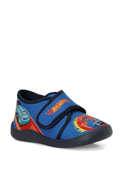 HOT WHEELS Παπούτσια νηπιαγωγείου για αγόρια, μπλε αγωνιστικά αυτοκίνητα, παν...