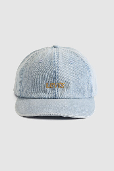 Levi's Club Logo Im Cold In Here Hat Light Indigo Erkek Şapka