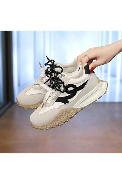 dorbe Women's White Athletic Sneakers