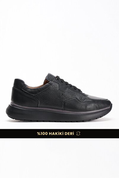 Fame Step Genuine Leather Men's Walking Shoes Casual Comfort Lace-Up Orthoped...