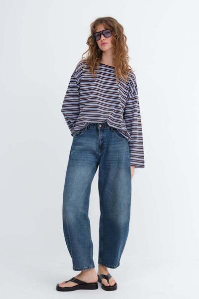 Addax Baggy Jean Pants Pn10041