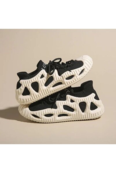 dorbe Women's Beige Mesh Sneakers