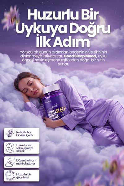 Nutriful Çarkıfelek ve Karadut Özü İçeren Good Sleep Mood Shot 10x30ml