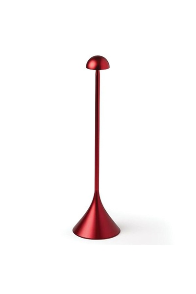 Lexon Lampă de masă LED Steli Dome, reglabilă, 120 lm, USB-C, IPX4, Roșu închis