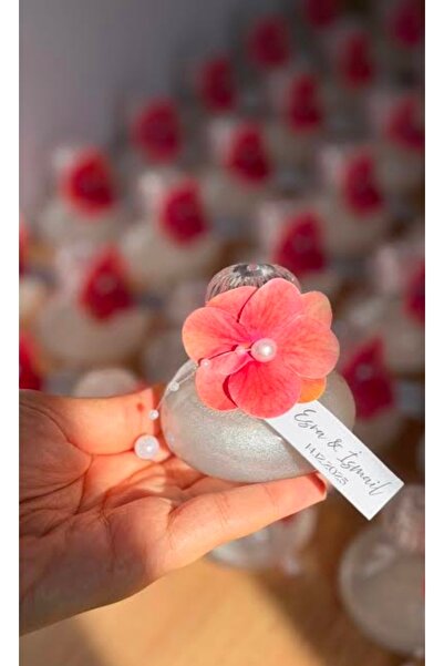 Kişiye özel cam şişede hediyelik kolonya (Nişan, Babyshower, Nikah Hediyeliği) 10lu