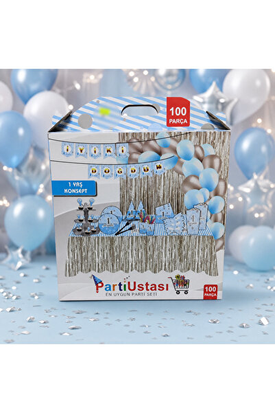 Generic Brand Melek Stationery 🎉   1St Birthday Party Set – 100 Pieces 🧁 🎈...