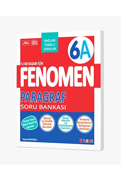 Fenomen Yayıncılık FENOMEN YAYINLARI 6.SINIF PARAGRAF (A) SORU BANKASI