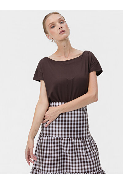 ORSAY Tricou de damă cu mânecă scurtă, maro