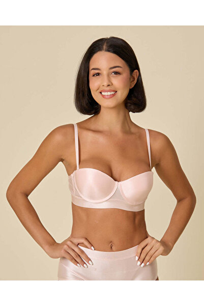 REDTAG Women Assorted Shiny Balconette Bra 3 Piece Set