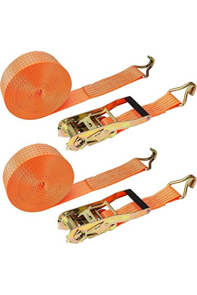 Generic Heavy Duty Ratchet Cargo Straps, 2 Pack Lashing Tie Down Straps with ...