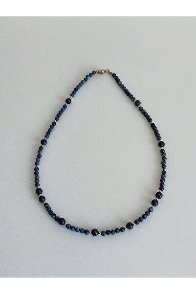 Generic Brand Lapis Lazuli Original Natural Stone Necklace
