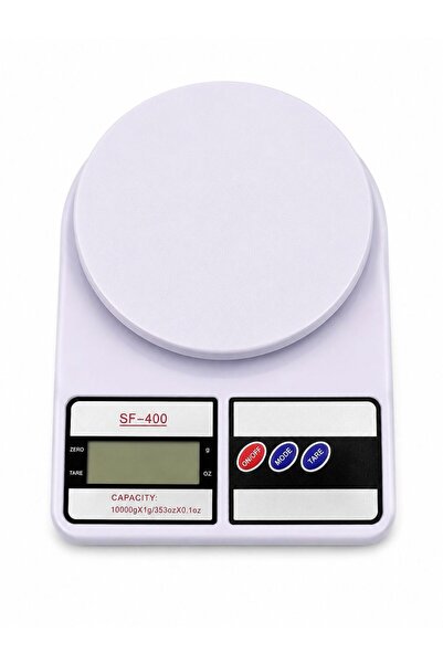 Alvin Elektronik Mutfak Tartısı SF-400/A121 10 Kg Kapasiteli 1 Gr Hassasiyetli