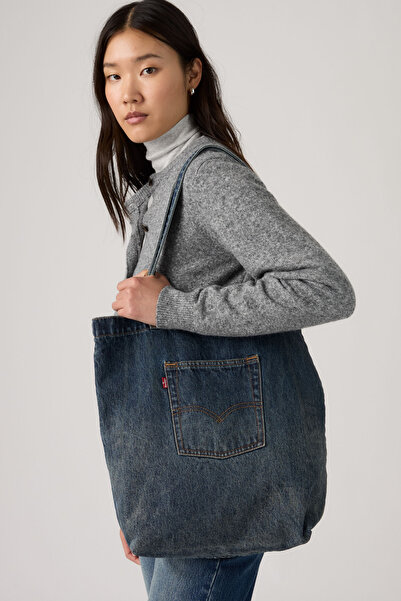 Levi's Tote Laid In The Meadow Dark Indigo Çanta