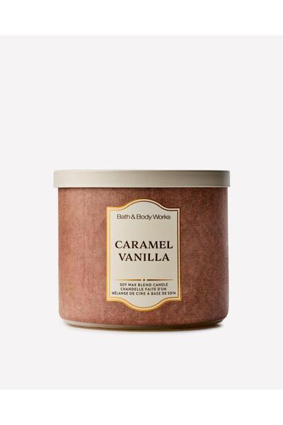 Bath & Body Works Caramel Vanilla Büyük Mum
