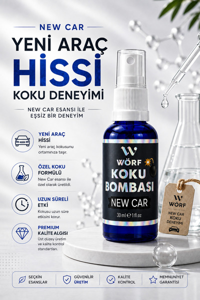 WÖRF Koku Bombası New Car 30 ml