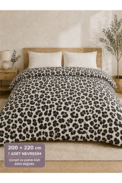 İQON (1 Piece Only Duvet Cover) Double Leopard
