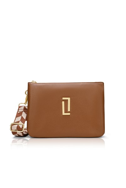 Lavie Luxe Women's Milan26 5-Compartment Sling (Tan)