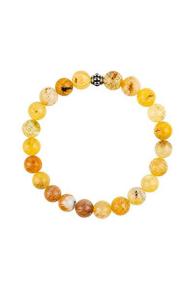 Zeynep Büyükbay Opal Natural Stone Bracelet (6mm Sphere Cut)