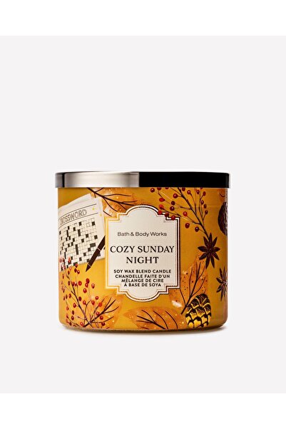 Bath & Body Works Cozy Sunday Night Büyük Mum