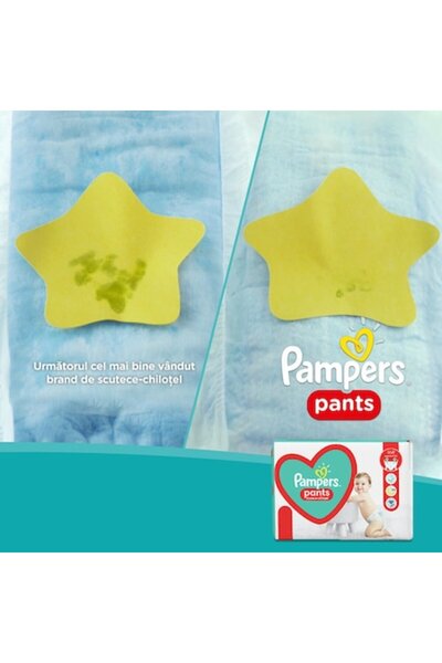 Pampers Scutece-chiloțel Jumbo Pack, Mărimea 7, 17+ kg, 114 bucăți