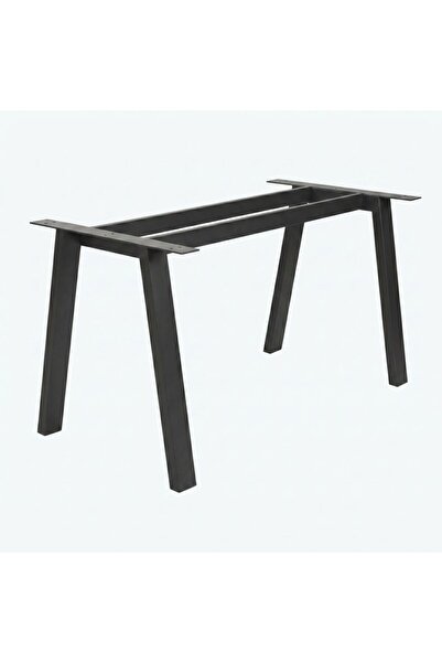 Danube Home Wellington Wide Dining Table Legs Set Of 2-Black, Interior Furnit...