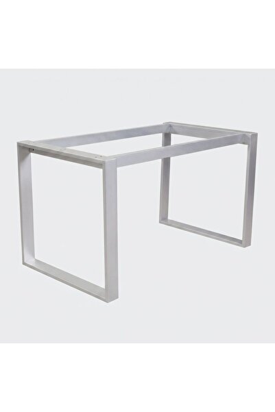 Danube Home Wellington Straight Dining Table Legs Set Of 2-Silver, Home Furni...