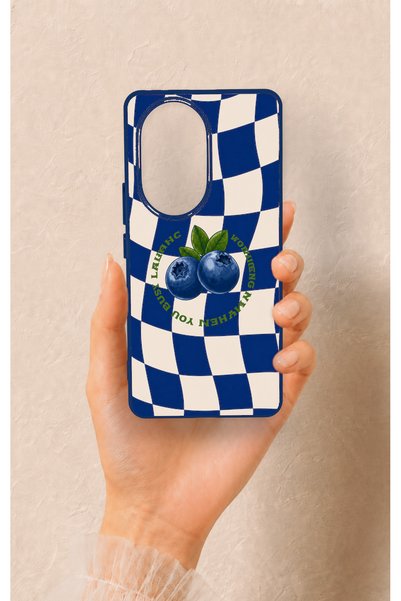 Vip Case Honor 200 Pro 5g Compatible Blueberry Patterned Silicone Case