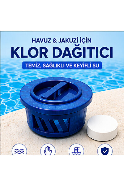 Naturazone Havuz & Jakuzi Klor Dağıtıcı – 200 Gr Tablet Uyumlu Yüzer Dispense...