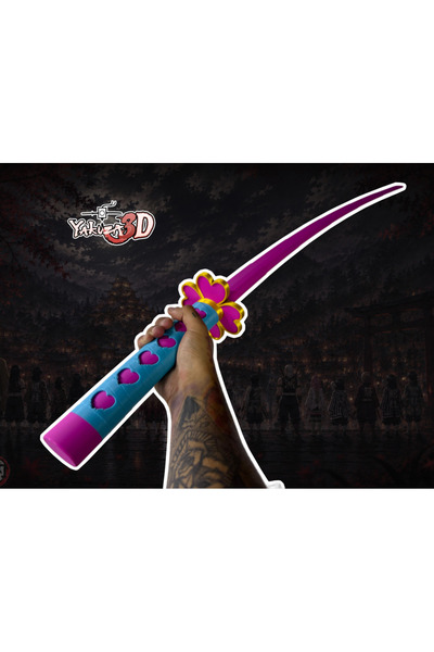 GRAT3D Mitsuri Katlanabilir Katana | 95 cm | Demon Slayer | Stand Hediye-Oyuncak