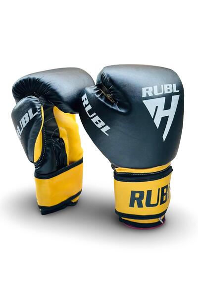 RUBL Dual Color 3-Piece Boxing Set: Boxing Gloves, Bandage, and Mouthguard