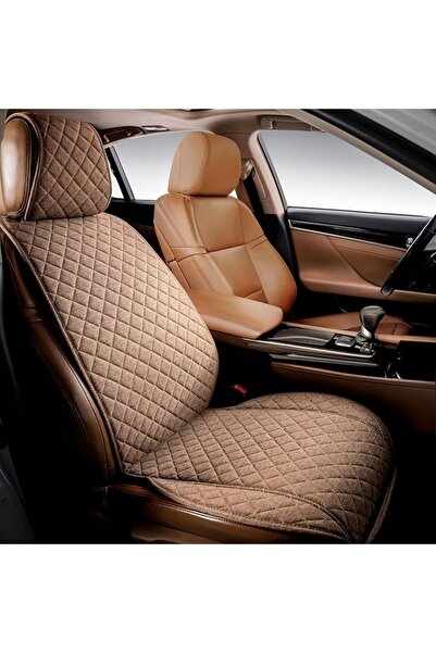 GENERAL Ivesy All-Season Linen Front Car Seat Cover, Soft and Breathable Cove...