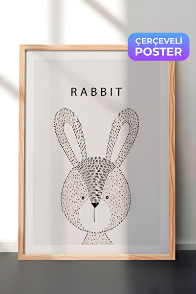 Zestia Pictură murală nordică cu ramă din lemn, decor pentru cameră pentru co...